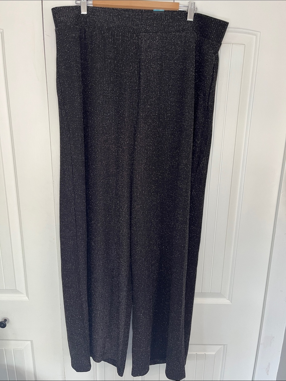Reitmans Rock & Shine Sparkle Wide-Leg Knit Pants - Size XXL Tall